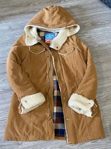 Rodeo Crowns 후드 부착 보아 자켓 사이즈 2