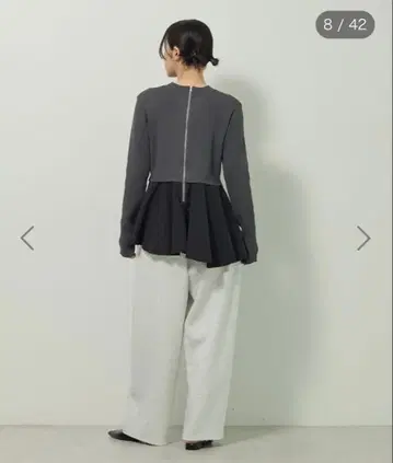 미사용 새상품 Green Parks 하이브리드 하이넥 니트