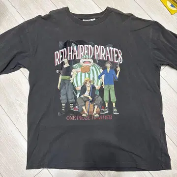 ONE PIECE FILM RED T셔츠 L사이즈 블랙