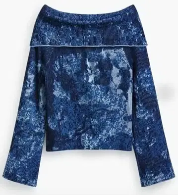 Desigual 네이비 계열 오프숄더 M