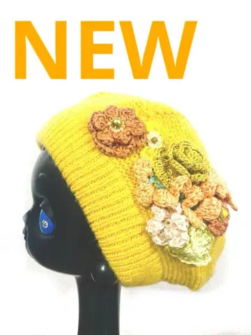 니트 모자 베레모 (장미색 모자 ca4la) 등 좋아하시는 분!