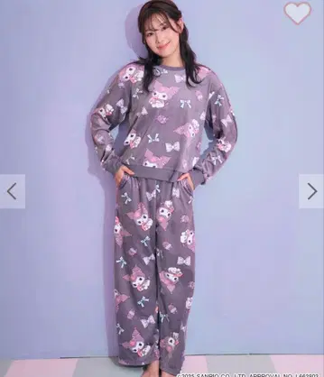 에메필 쿠로미 스트레치 소프트 보아 긴팔 상하의 세트 차콜 그레이