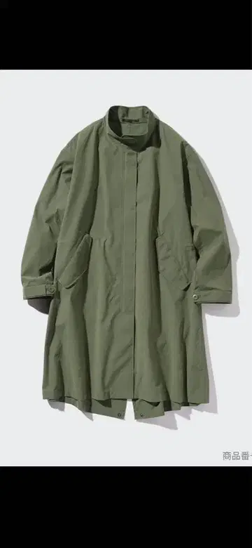 유니클로 모즈 코트 올리브 S