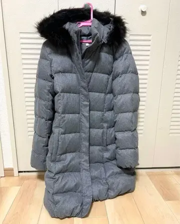 미사용 새상품 정가 2만 롱 다운 코트 퍼 포함 마터니티 그레이