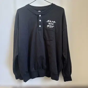 프릭스스토어 올나이트 사우나 맨투맨 블랙 M