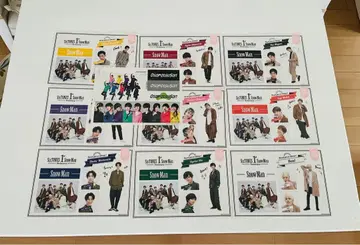 SnowMan 1ST Anniversary 스티커 세트