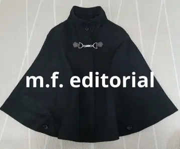 m.f.editorial 블랙 판초 여성용