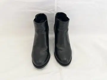 LEPSIM 사이드 고어 힐 부츠 블랙