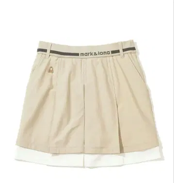 택 포함 MARK & LONA Layered Pleated Skirt