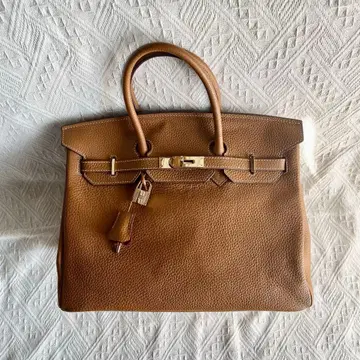 천연 가죽 브라운 가죽 핸드백 토트백