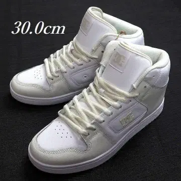 새상품 DC SHOES 마테카 4 하이컷 스니커즈 화이트 30cm