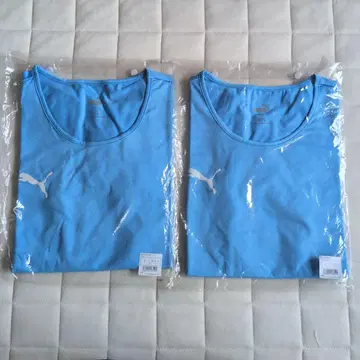 PUMA 스카이블루 이너 T셔츠 L 사이즈 2장 세트
