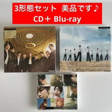 SnowMan 앨범 RAYS 3가지 형태 세트 CD + Blu-ray