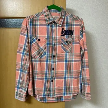 Houston 체크 무늬 플란넬 셔츠 MEDIUM