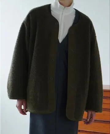 CLANE 클라네 리버서블 보아 자켓