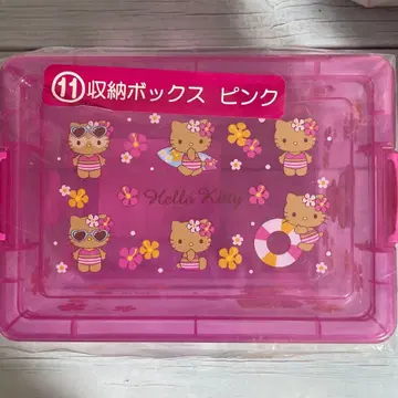 일광화상 키티 제일복권 수납 박스 미사용 핑크