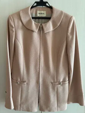 INGEBORG 자켓 핑크 베이지