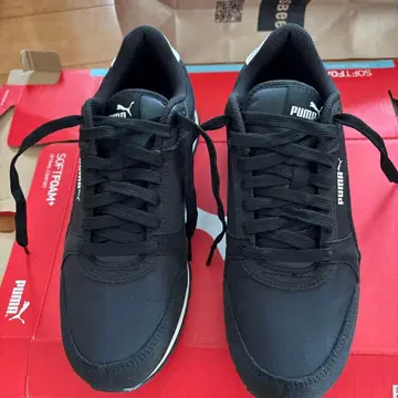 PUMA 스니커즈 25cm 블랙