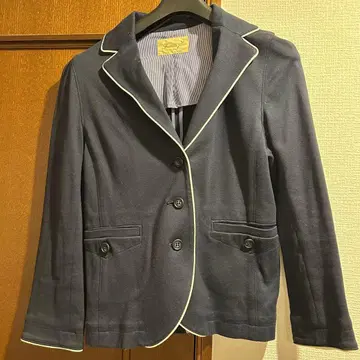 Faneuil 네이비 테일러드 자켓