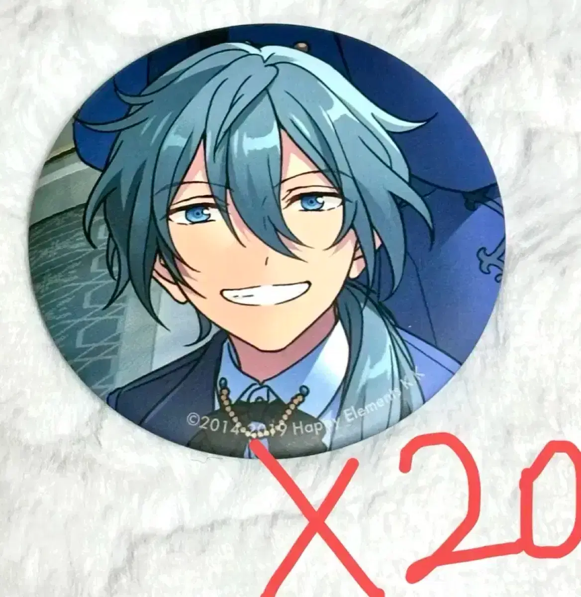 Ensemble Stars Shiina Niki 5th Anniversary Chinese Ver. Can Badge Ita Bag Shiina Niki Bear Plush