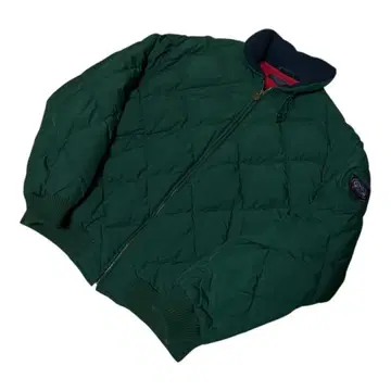 레어 90s GANT 퀼팅 다운 자켓 M 그린