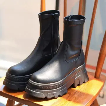 VIVIAN/비비안/스트레치 숏부츠/통굽