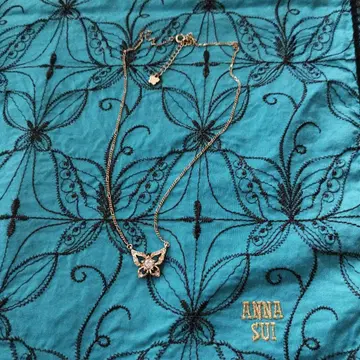 ANNA SUI 나비 모티브 목걸이