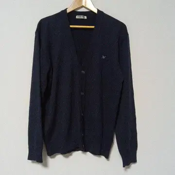 네이비 가디건 5버튼 스쿨 가디건 남성용 LL