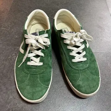 [ 28cm ] Vans 그린 스웨이드 스니커즈