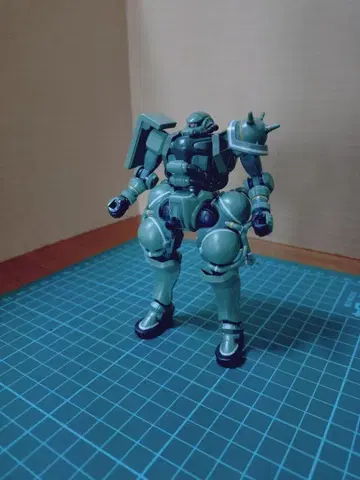 HG 자쿠(GQ) 지크 액스 완전품 정크 취급