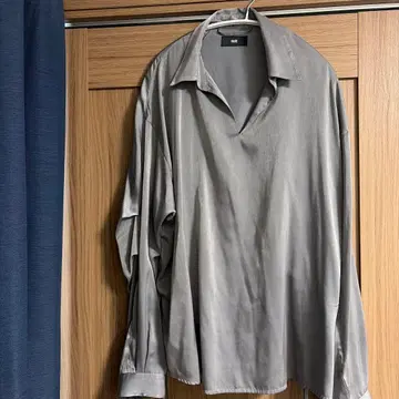 HARE 그레이 긴팔 셔츠 TSUYA SETUP 대응