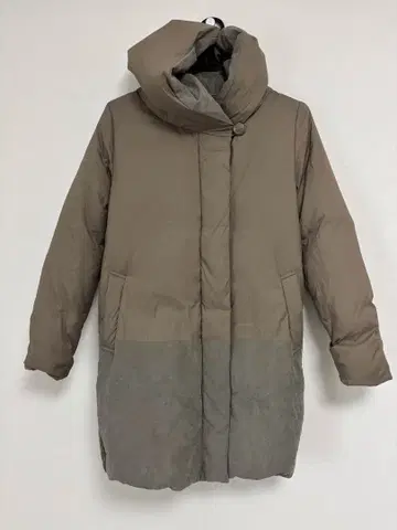 어반 리서치 후드 부착 다운 코트 36 그레이지 모카 브라운