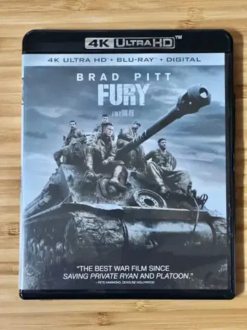 Fury 4K Ultra HD Blu-ray