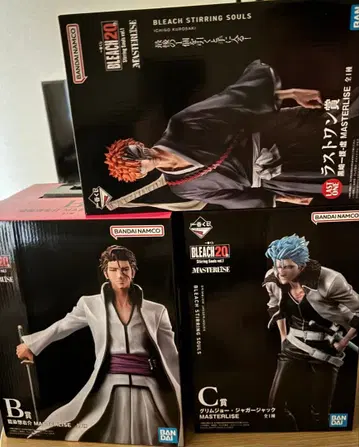 BLEACH MASTERLISE 피규어 3체 세트