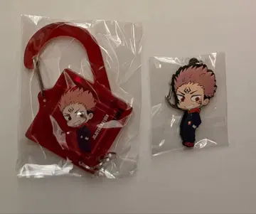 극장판 주술회전 스쿠나 아크릴 카라비너 컬렉션 러버 키링 2종