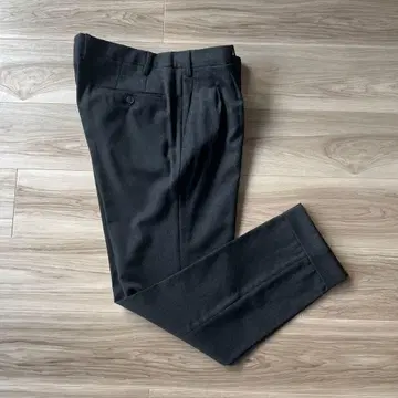 젤마노 가을/겨울 차콜 그레이 색상 삭소니 슬랙스 48