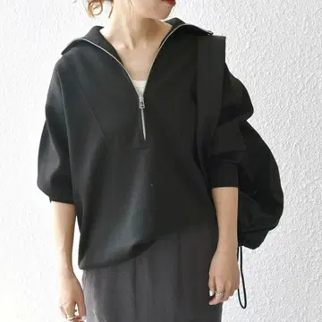 SHIPS any: [ 손세탁 가능 ] 하프 지퍼 하이넥 풀오버