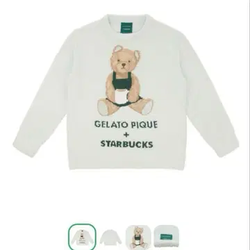 GELATO PIQUE STARBUCKS 자카드 풀오버 민트