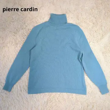 피에르 가르뎅 캐시미어 100% 긴팔 터틀넥 니트 M~L