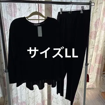 블랙 팬츠 셋업