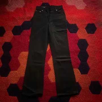 썸띵 에드윈 101 블랙 플레어 데님