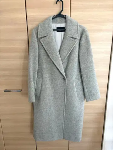 스트로베리 필드 체스터 코트 롱 코트 그레이