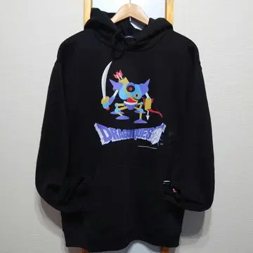 즉시 완판 아이템 GAP x 드래곤 퀘스트 후드티 L 블랙 킬러 머신