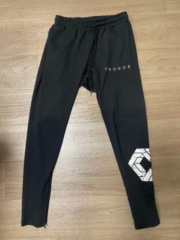 CRONOS 블랙 조거 팬츠 L 사이즈