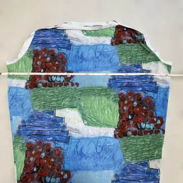 다색 반팔 튜닉