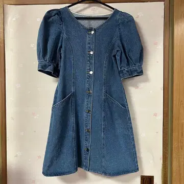 프리즈마트 데님 원피스