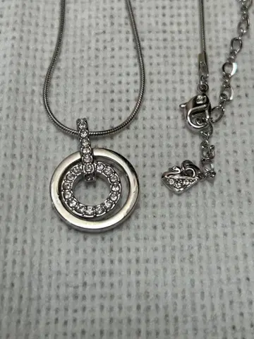 [ 새상품급 ] 스와로브스키 Circle 펜던트