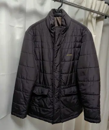 CROCODILE 블랙 퀼팅 자켓