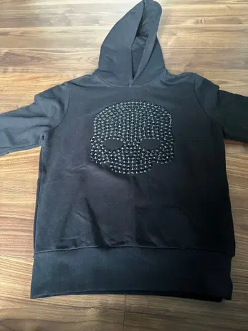 HYDROGEN 스컬 디자인 후드티 S