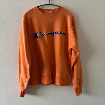 챔피온 맨투맨 리버스 위브 파랑 택 M 사이즈